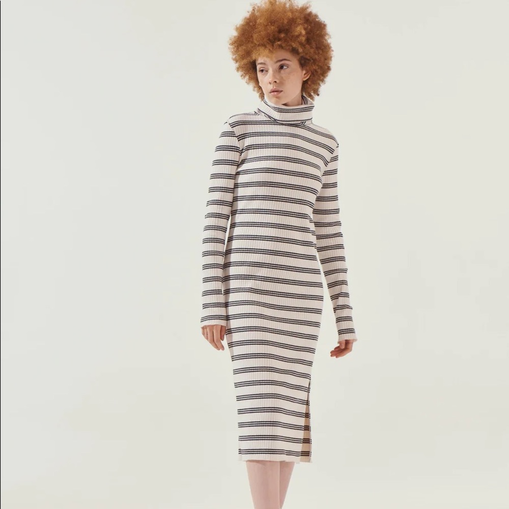 For Days Midi Turtleneck Dress Sustainable Ethical Brand